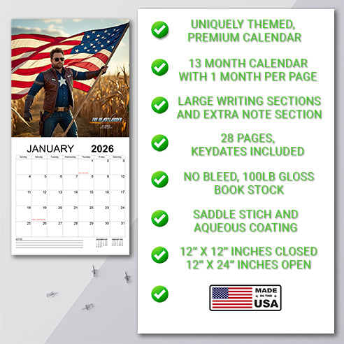 ONLY 800 LEFT!!! Trump Force Cabinet Calendar LIMITED EDITION 3500 COPIES