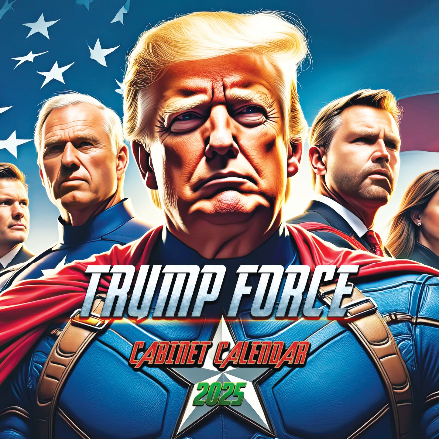 ONLY 800 LEFT!!! Trump Force Cabinet Calendar LIMITED EDITION 3500 COPIES